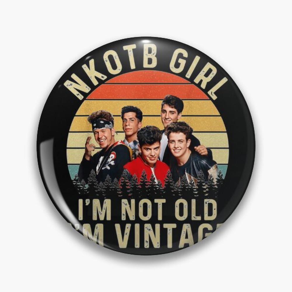 Vintage Collectible Buttons - Retro Nkotb Meisje Ik Ben Niet