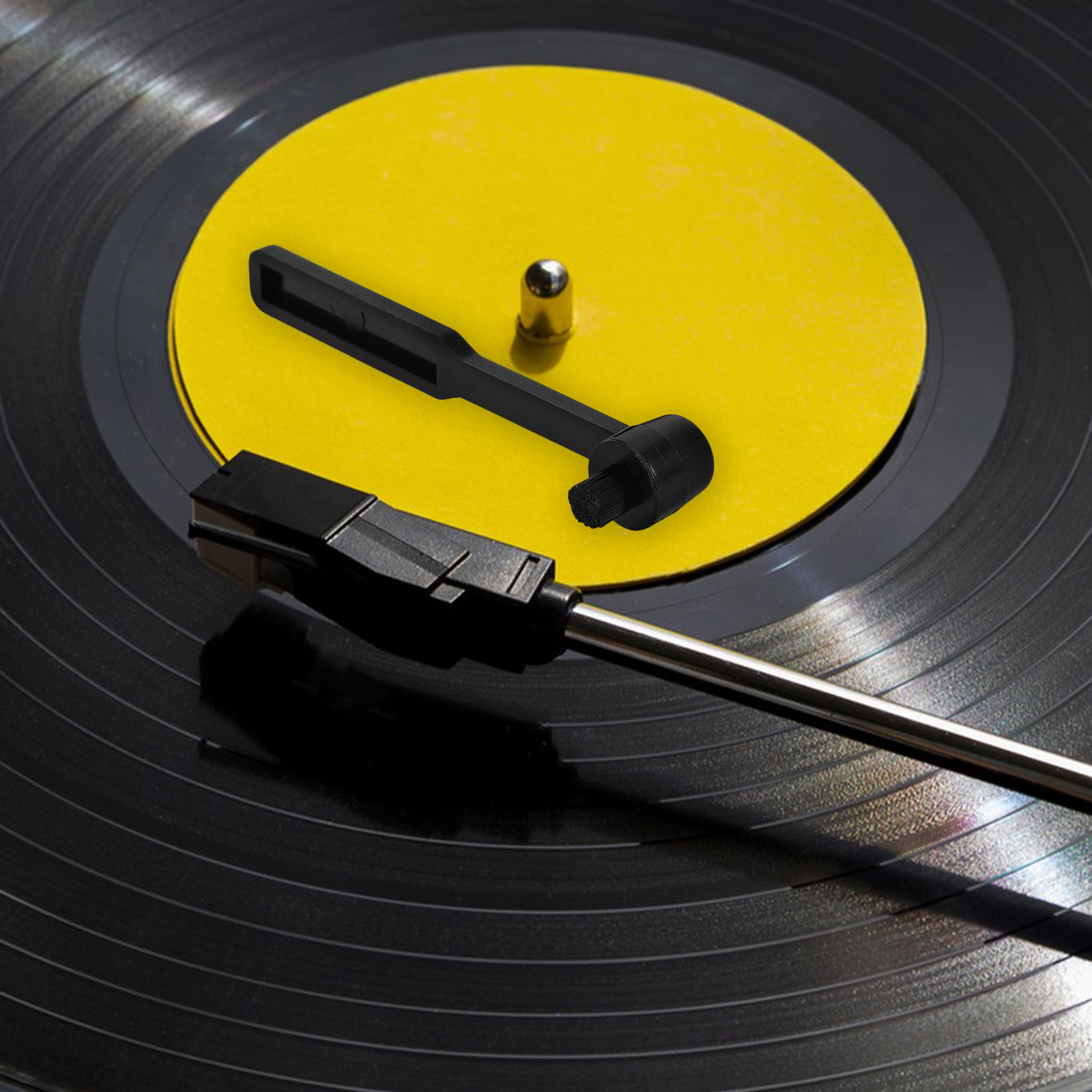 Vinyl Record Cleaner - 2 stuks platenspelernaaldreiniger vinylreinigingsborstel stylusapparaat voor