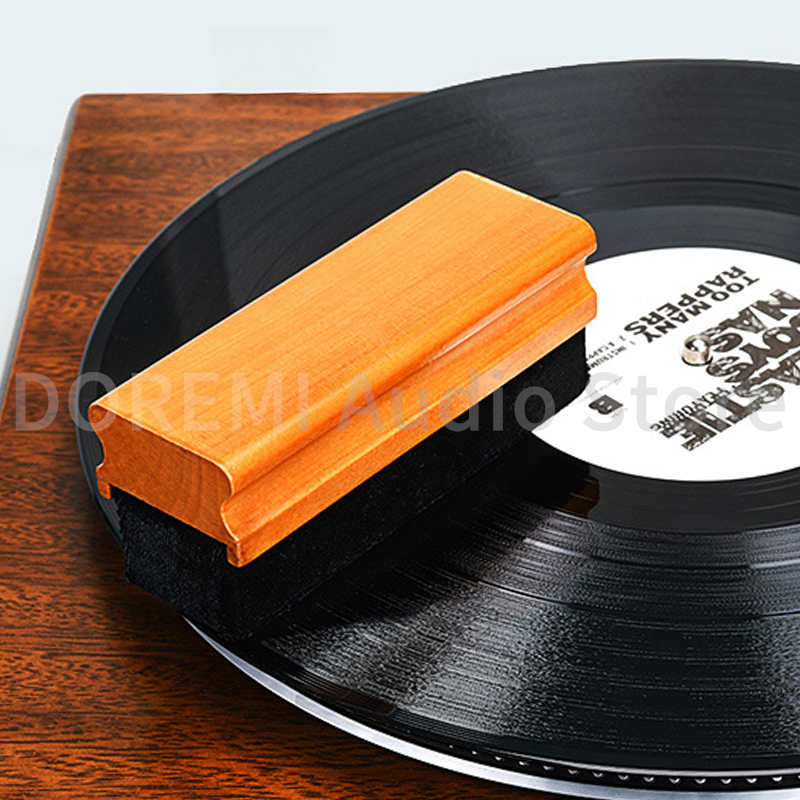 Vinyl Record Cleaner - Antistatische Vinyl Record Reinigingsborstel Cleaner Velvet