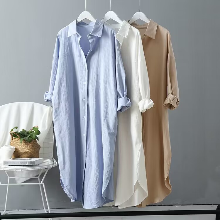 Vintage Collectible Buttons - Blouse dames 2026 casual nieuwe effen