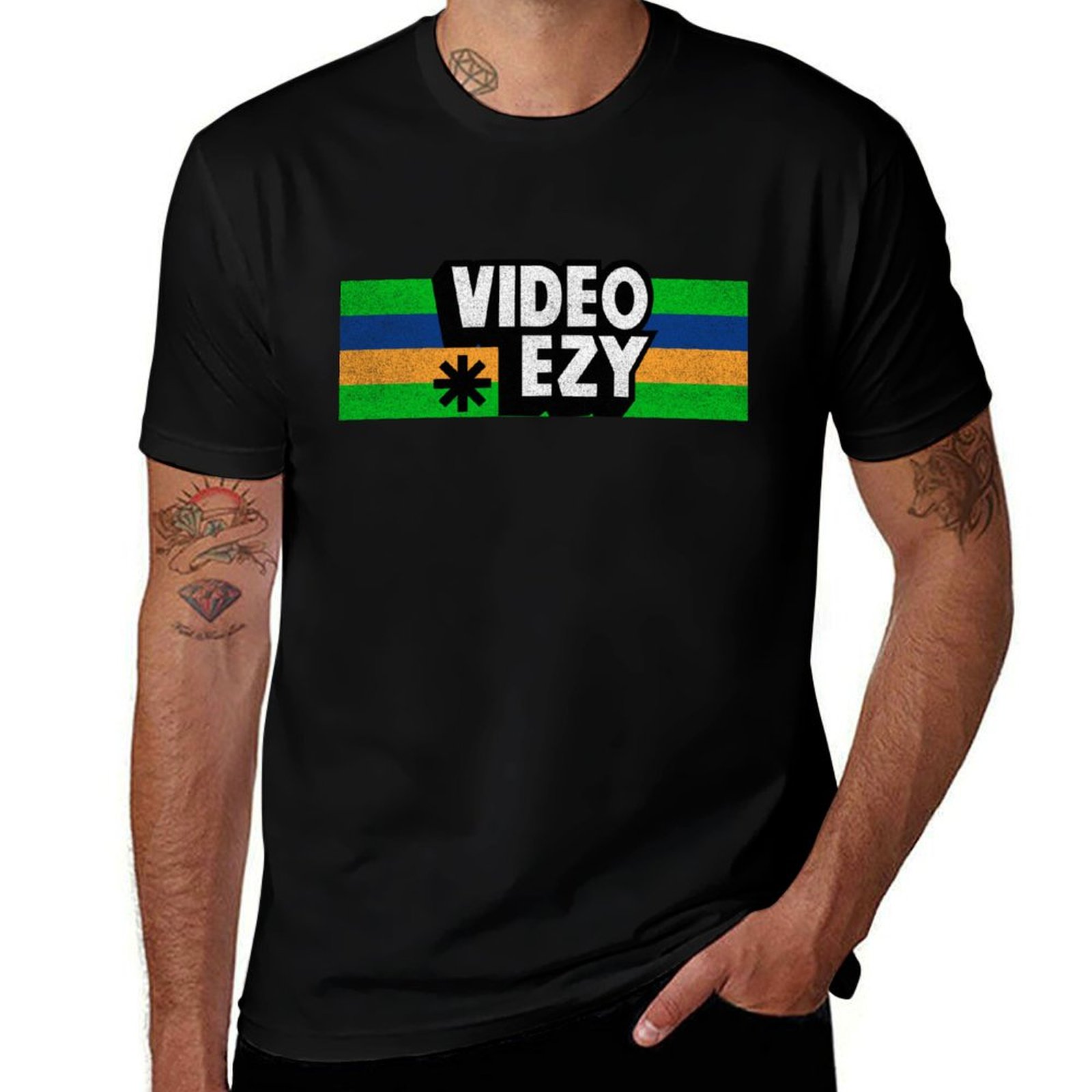 Canberra Vintage & Collectible Centre Reviews - Canberra Stripes Vintage T-shirt Anti-rimpel T-shirt