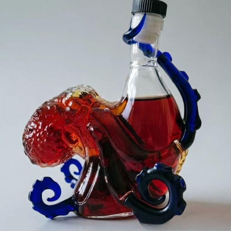 Whiskykaraf, Zeemonster Octopu - Vintage Collectible Glassware recensie en prijs