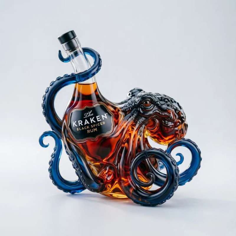 Whiskykaraf, Zeemonster Octopu - Vintage Collectible Glassware recensie en prijs