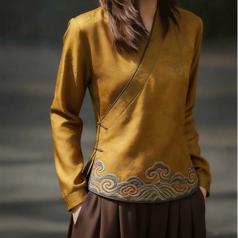 Chinese stijl damesblouses bed - Vintage Collectible Buttons recensie en prijs