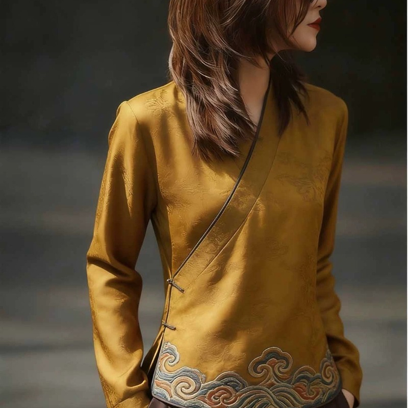 Chinese stijl damesblouses bed - Vintage Collectible Buttons recensie en prijs