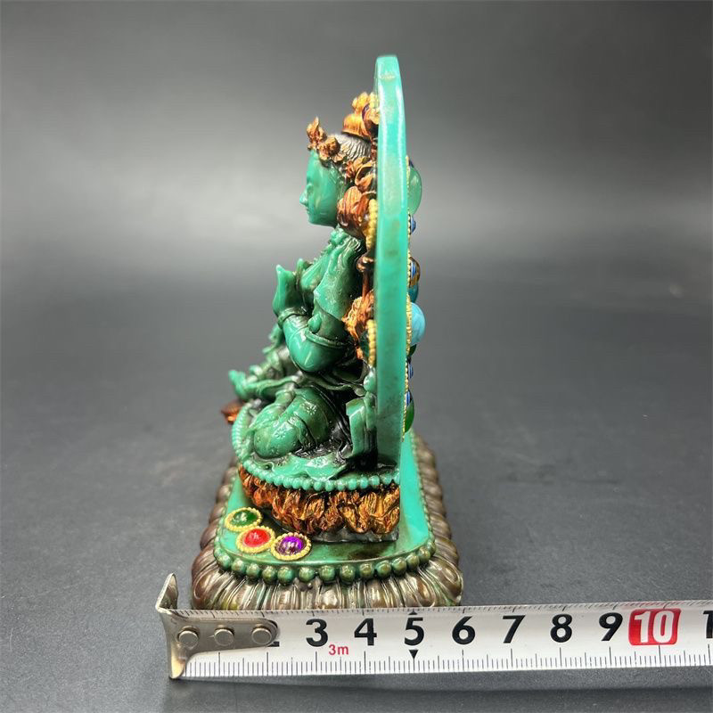 Tibetaans vintage groene Tara- - Vintage Collectible Ornaments recensie en prijs