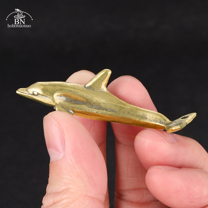 Massief Messing Dolfijn Orname - Vintage Collectible Ornaments recensie en prijs