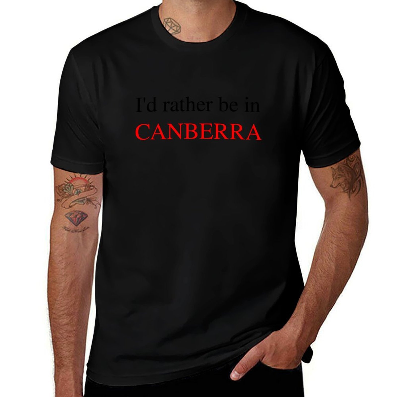 I'd rather be in CANBERRA t-sh - Canberra Vintage & Collectible Centre Reviews recensie en prijs