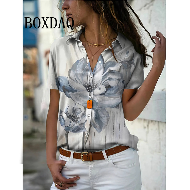 Zomer Vrouwen Shirt Vintage Bl - Vintage Collectible Buttons recensie en prijs