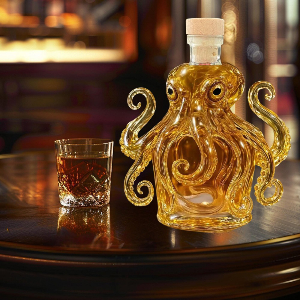 Octopus Whiskey Decanter Goose - Vintage Collectible Glassware recensie en prijs