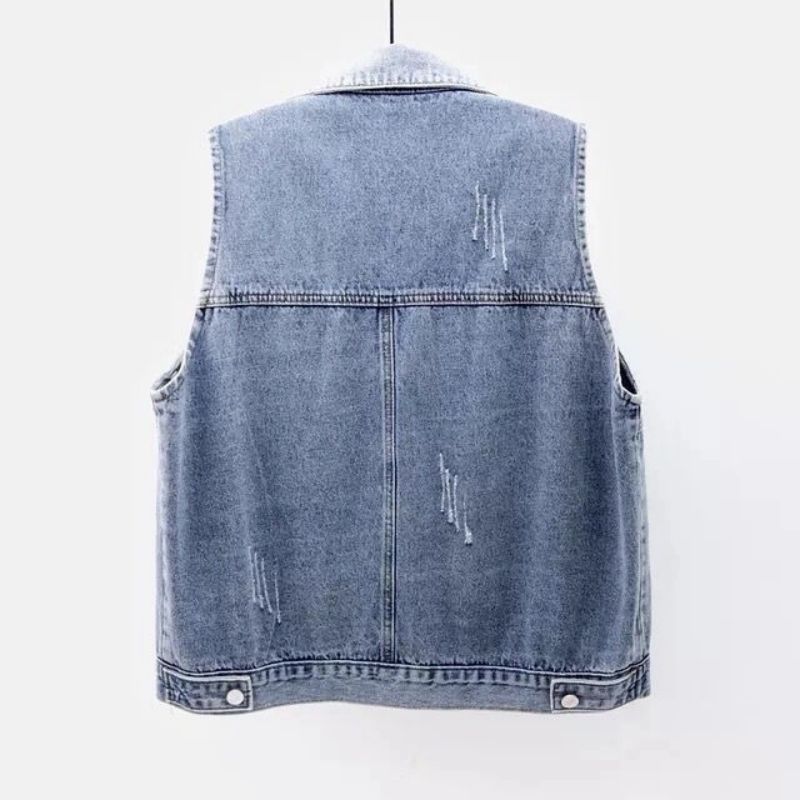 Denim Gerafelde Vintage Mouwlo - Vintage Collectible Buttons recensie en prijs