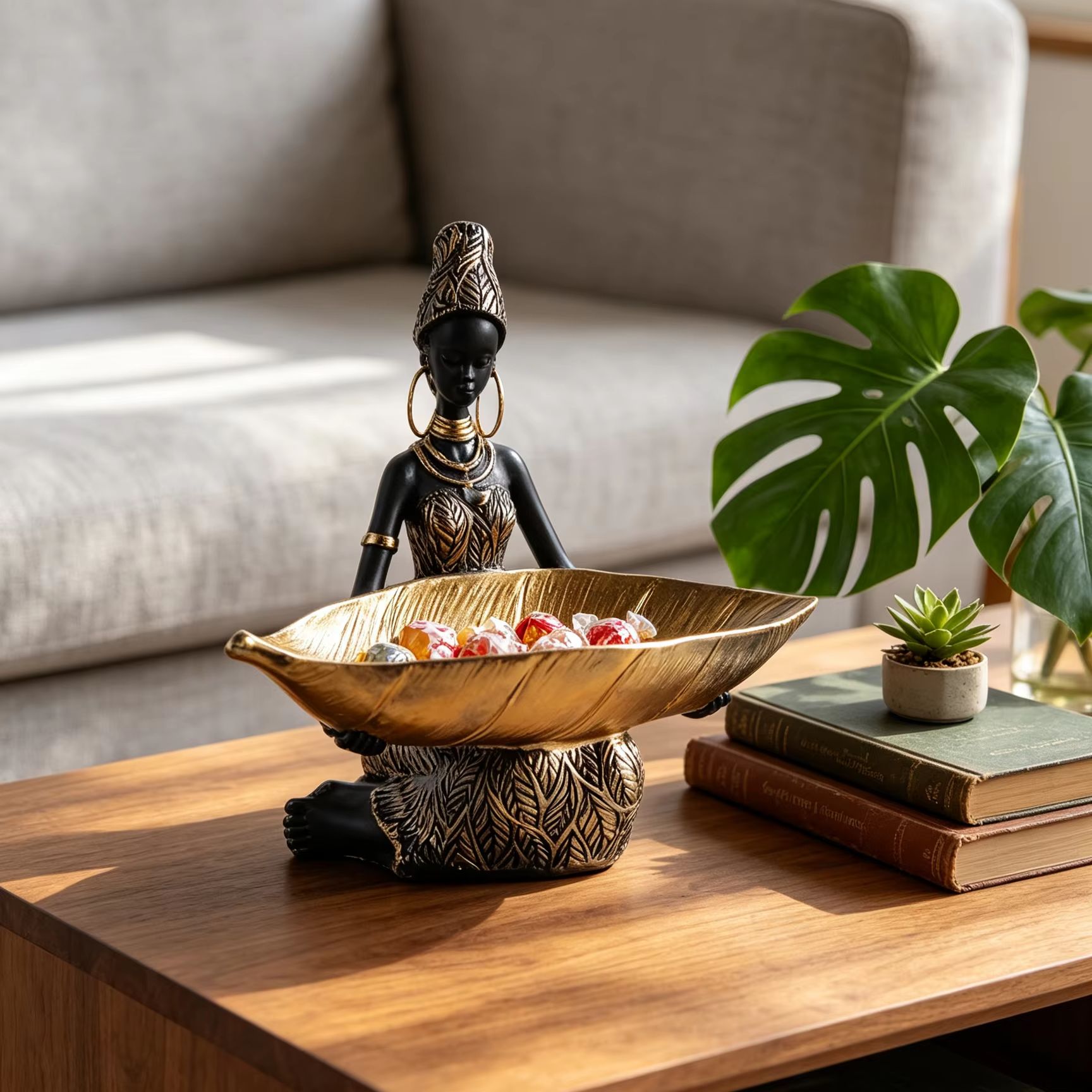 Afrikaans meisje met een bords - Vintage Collectible Ornaments recensie en prijs